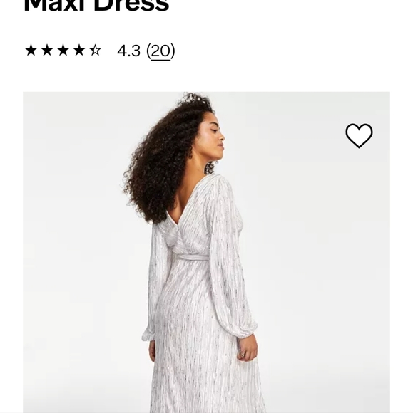 Guess faux wrap metallic dress - Picture 8 of 8